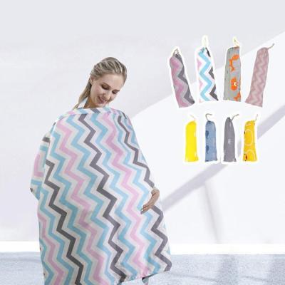 China Breathable Outdoor Apron Adjustable Baby Nursing Full Cover Mum Wrap Breastfeed Nursing Cover for sale