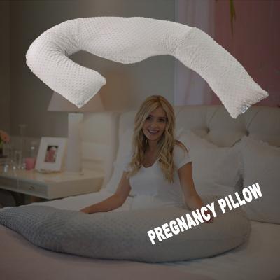 China Washable Therapy J Shape Full Body Support Pregnancy Pillow for sale