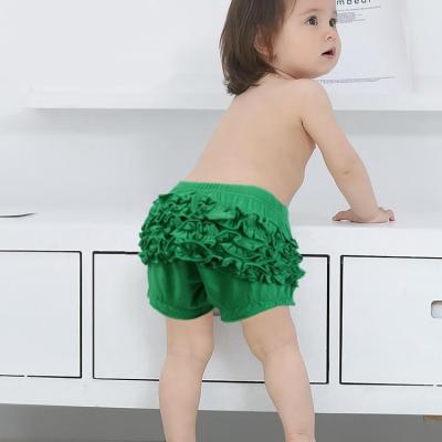 China Anti-pilling Infant Ruffles Diaper Cover Shorts Diaper Cover Baby Ruffles Diaper Cover Shorts for Baby and Kids for sale