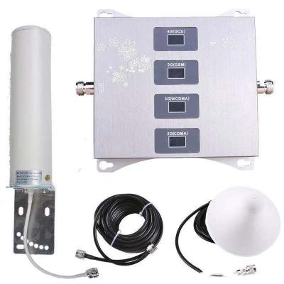 China GSM DCS WCDMA lte2600 cell phone signal amplifier four band 234g signal booster repeater with display screen NX-4 for sale