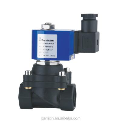 China 1/8 Flange Irrigation Plastic Solenoid Valves 100 for sale