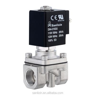 China General ZS SS Series 2/2way Zero Press Differential Solenoid Valve for sale