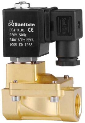 China SLP Series 2/2way Small General Pilot Operated Brass Solenoid Valve for sale