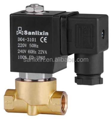 China SLP Series 2/2-way Small General Pilot Operated Brass Solenoid Valve for sale