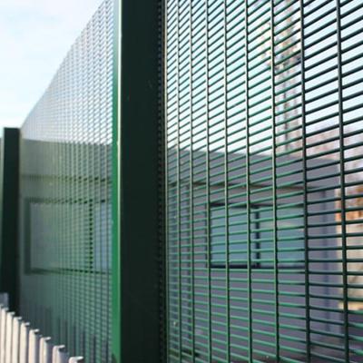 China Easily Assembled Good Quality Galvanized Powder Coated 358 Safety Fence Anti Climb Clear Vision Fence Panel for sale