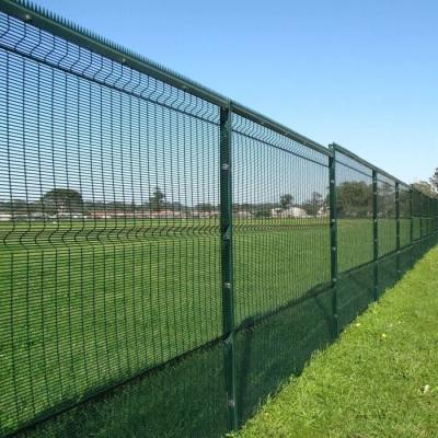 China Easily Assembled Garden Decoration Anti Climb Fence Panel Galvanized Metal Clear Vision 358 Outdoor Security Fence for sale