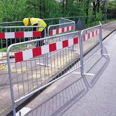 China Safe Construction Sites Portable Pedestrian Activity Protection Traffic Road Safety Metal Crowd Control Temporary Barricade Barriers for sale