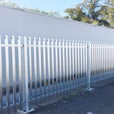 China Good Quality Garden Metal Palisade Easily Assembled Heavy Duty Hot-Dip Fence Galvanized Decoration Fence for sale