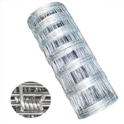 China Easily Assembled Dedicated Animal Husbandry Livestock Farm Fence Wire Mesh Roll Deer Goat Hinge Joint Fence Netting for sale