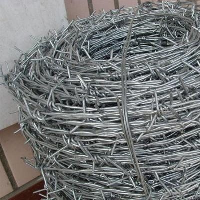 China Government Buildings And Pasture Border Hot Selling PVC Coated Anti-Climb Fence Barbed Wire Security Prison 50kg Barbed Wire Price for sale