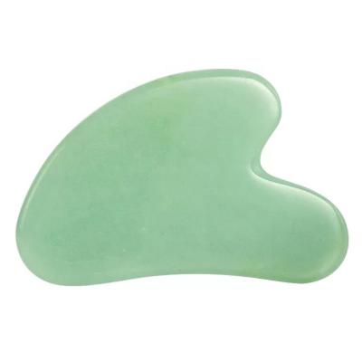 China Portable Natural Gua Sha Green Tip Massage Scraping Tool For Face for sale