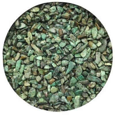 China Wholesale Natural African Turquoise Stone High Quality Green Degaussing Rough Small Size Crystal Gravel From China for sale