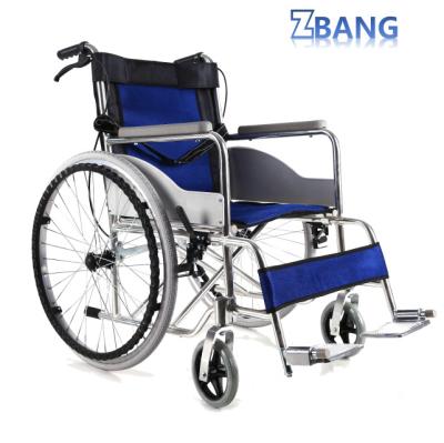 China Rehabilitation Center Hot Selling High Quality Aluminum Lightweight Folding Manual Wheelchair for sale