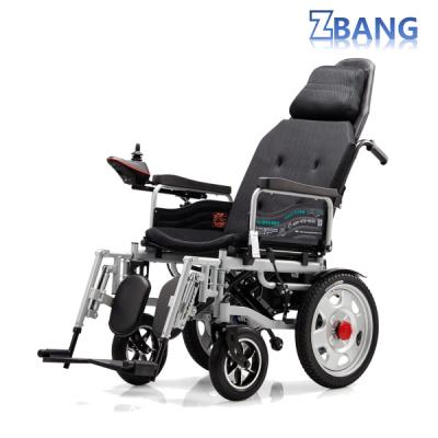 China Rehab Center Supply Light Weight Folding Electric Wheelchair Motor for sale