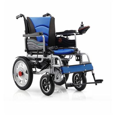 China 2017 hot sale rehabilitation center aluminum power foldable wheelchair with motor controller and lithium battery electric wheelchair for sale