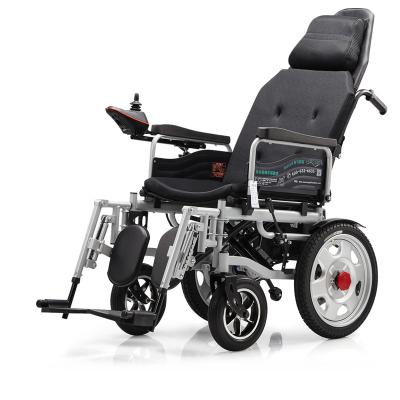 China Rehabilitation Center 24V Motor Cheap Price Extended Foldable Electric Wheelchair For Disabled for sale