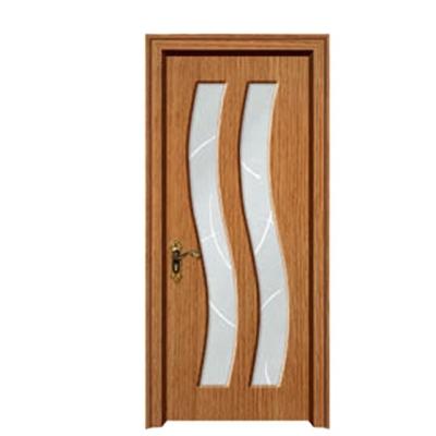 China Modern Wooden MDF Pvc Glass Pvcdoor for sale