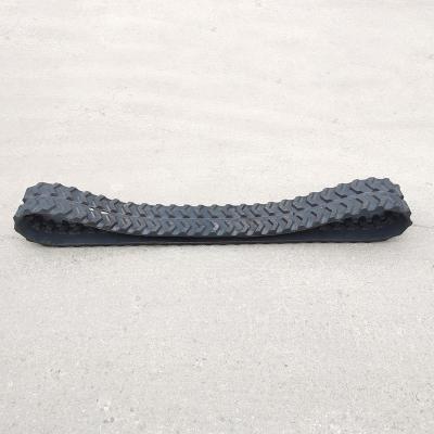 China Crawler Excavator Rubber Tracks Mini Excavator Chassis Drive System Rubber Crawler Tracks for sale