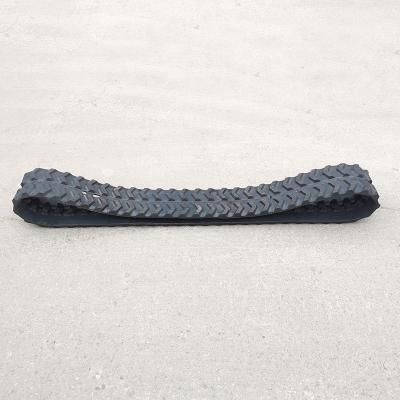 China Mini Tractor Track Rubber Excavator Agricultural Crawler Chassis Triangle Rubber Track Tracks Excavator Undercarriage Rubber Track for sale