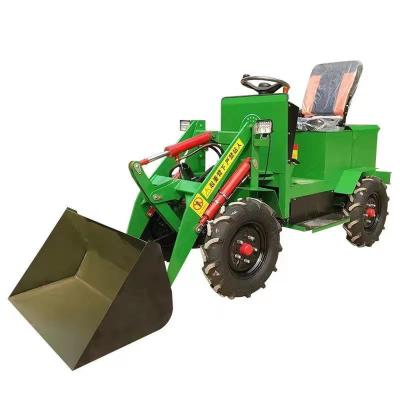 China Construction worksÂ   New design mini four wheel drive wheel loader with CE for sale