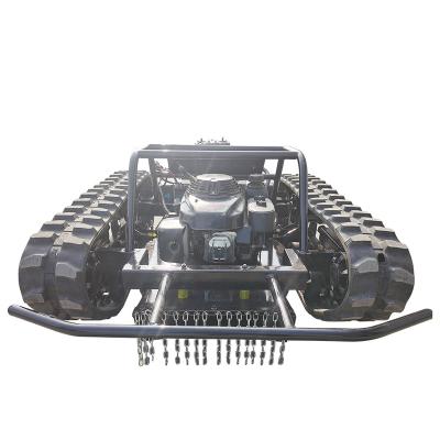 China Height Adjustable Handles Crawler Mower Garden Equipment Tools Remote Control Mower for sale