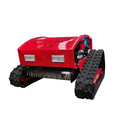 China Height Adjustable Handles Remote Control Gasoline Automatic Lawn Mower for sale