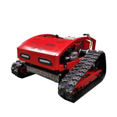 China 2022 Height New Design Adjustable Electric Start Remote Control Lawn Mower Gasoline Lawn Mower for sale