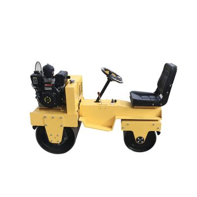 China Construction worksÂ   0.8 Ton Mini Double Drum Road Roller Compactor Price for sale