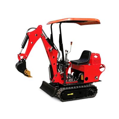 China Chinese 0.8ton Hotels Small Mini Digger Crawler Excavator For Sale for sale