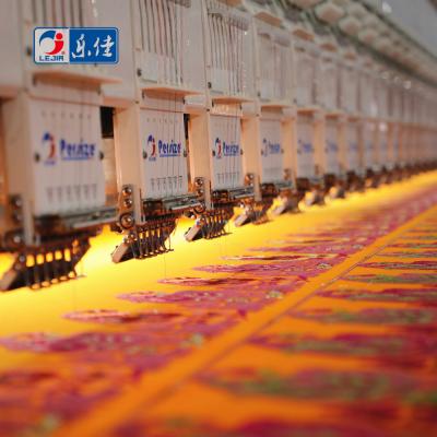 China Garment Shops 30 Heads 6 Needles Automated Logo Embroidery Machine for sale