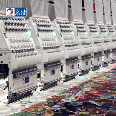 China LEJIA 15 Tajima Widely Used Flat Needles Automated Embroidery Machine High Speed ​​Price In India for sale