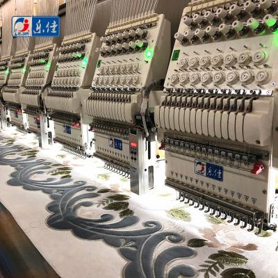 China Mixed Garment Shops 28 Heads Sequin High Speed ​​Beading Embroidery Machine With Triple Servo Motor for sale