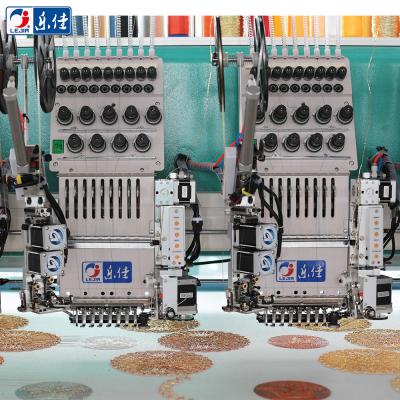 China Factory High Speed ​​Tying Mixed Head 9 Needles Sequin Embroidery Machine Lejia 28 for sale