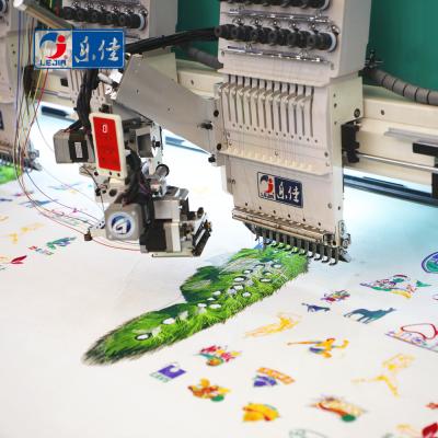 China Garment Shops LEJIA High Quality Automatic Multi Sequins Mixed Embroidery Machine for sale