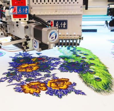 China Garment Shops New Design 8 Color Sequins Computer Embroidery Machine for sale