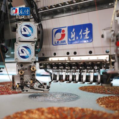 China Garment Shops Lejia Computerized Double Sequins Embroidery Machine for sale