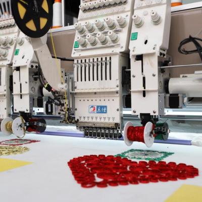 China Garment Shops 18 Head Sequins / Winding / Tying Embroidery Machine For Sale for sale