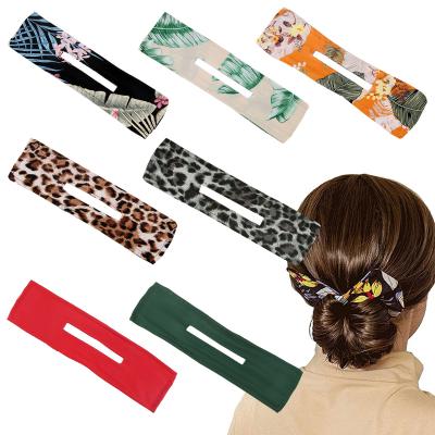 China Dexterous Fabric 6 Pcs Roll DROPSHIPPING Roll Headband Hair Ribbon Deft Bow Ribbons for sale