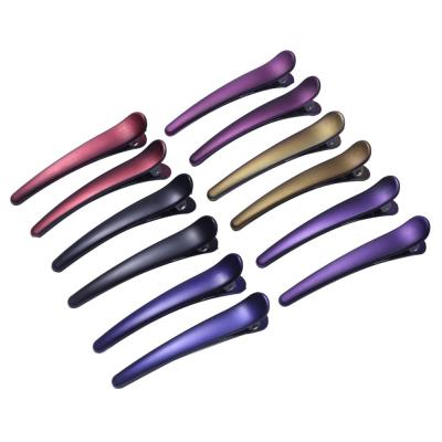 China Professional Wholesale Plastic Platypus Hair Clip Barber Shop Plastic Clip For Hairdressing Women Hair Accessories for sale