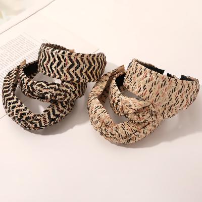 China Hair Accessories Designer Hair Accessories Knot Bow Hair Band Women Headband New for sale