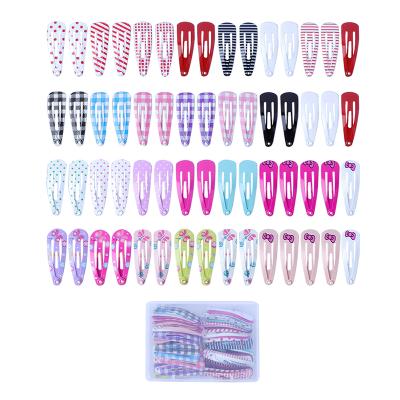 China Metal snap hair clips for girl hair accessories for woman kids accessories for sale