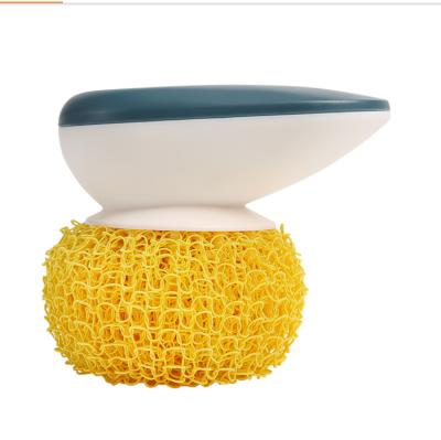 China Sustainable ball nano cleaning kitchen with handle pot washing brush can replace household nano cleaning brush for sale