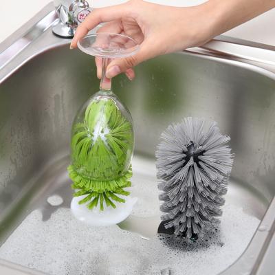 China Viable Multifunctional High Quality Nylon Cleaning Brush Cup Durable Nylon Cleaning Brush for sale