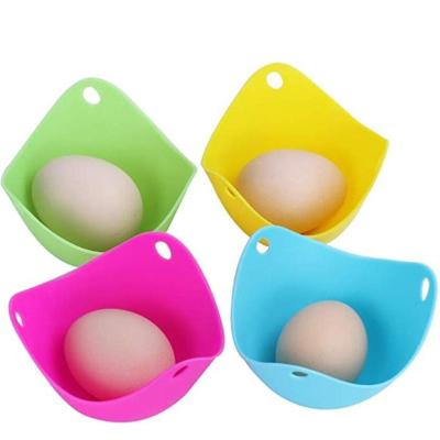 China Household Kitchen Food Grade Hot Selling Silicone Steamed Egg Holder Microwave Silicone Egg Cup for sale