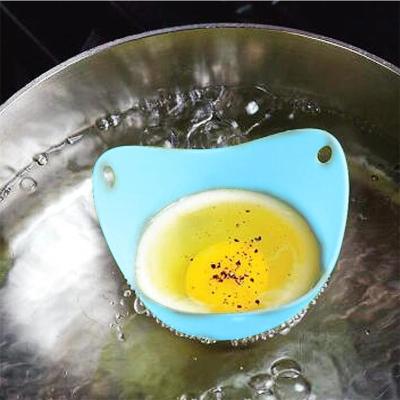 China Household Food Grade Silicone Egg Cooker For Microwave Oven Silicone Cup Nonstick Poached Egg Cooker for sale