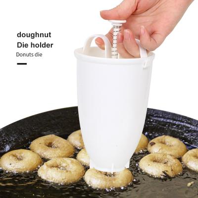 China Sustainable Food Grade Plastic Mini Donut Ball Machine Artifact Fried Mold Donut Machine for sale