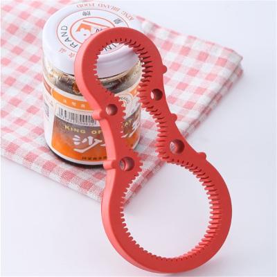 China Viable multi-functional can opener bottle opener kit with silicone handle is easy to use for sale