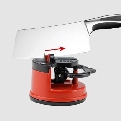 China Hot Selling Viable Kitchen Knife Sharpener Tool Whetstone Suction Cup Setting Sharpener for sale