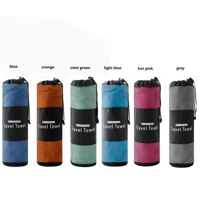 China Compressed Quick-Drying Portable Towel Sports Yoga Increasing Microfiber Beach Towel Travel Towel for sale