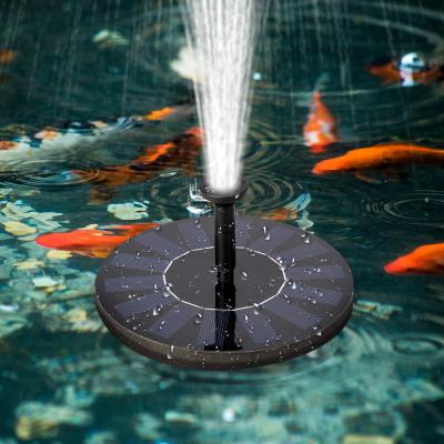 China Round Pump Solar Yard Garden Pool Pond Decoration Water Fountain Pump for sale